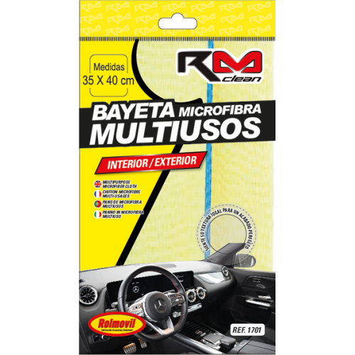 BAYETA MULTIUSOS MICROFIBRA RM CLEAN